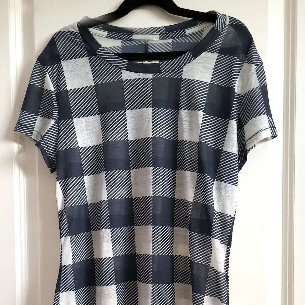 Black and White Semi-Sheer Rag & Bone Top